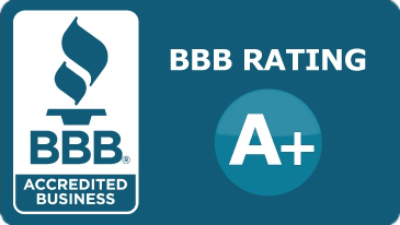 Better Business Bureau A+ Rating badge