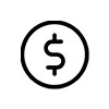 Money symbol icon